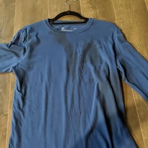 Liberty American eagle navy long sleeve see desc
